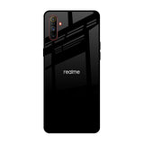 Jet Black Realme C3 Glass Back Cover Online