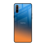 Sunset Of Ocean Realme C3 Glass Back Cover Online