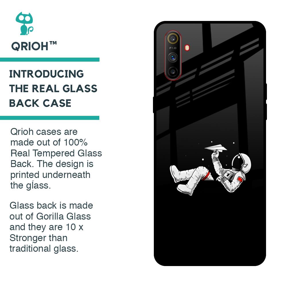 Space Traveller Glass Case for Realme C3