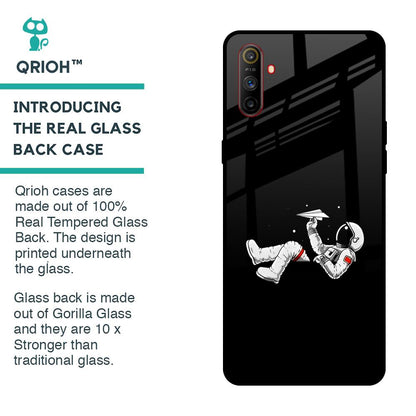 Space Traveller Glass Case for Realme C3