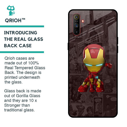 Angry Baby Super Hero Glass Case for Realme C3