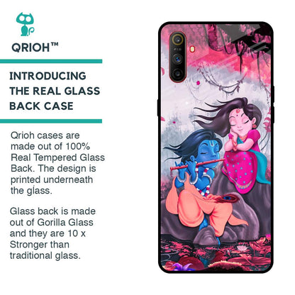 Radha Krishna Art Glass Case for Realme C3