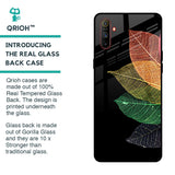 Colorful Leaves Glass Case for Realme C3