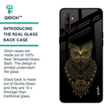 Golden Owl Glass Case for Realme C3