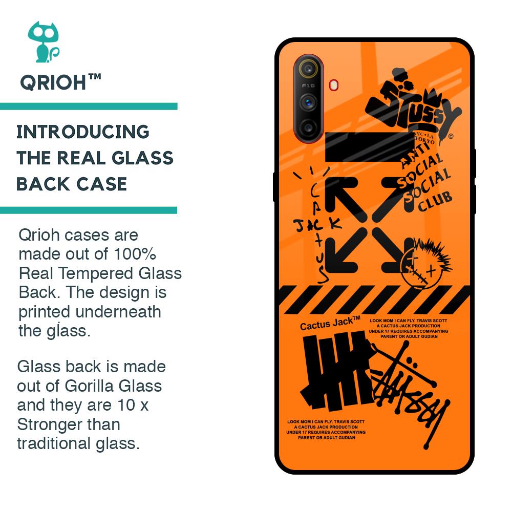 Anti Social Club Glass Case for Realme C3