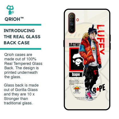 Bape Luffy Glass Case for Realme C3