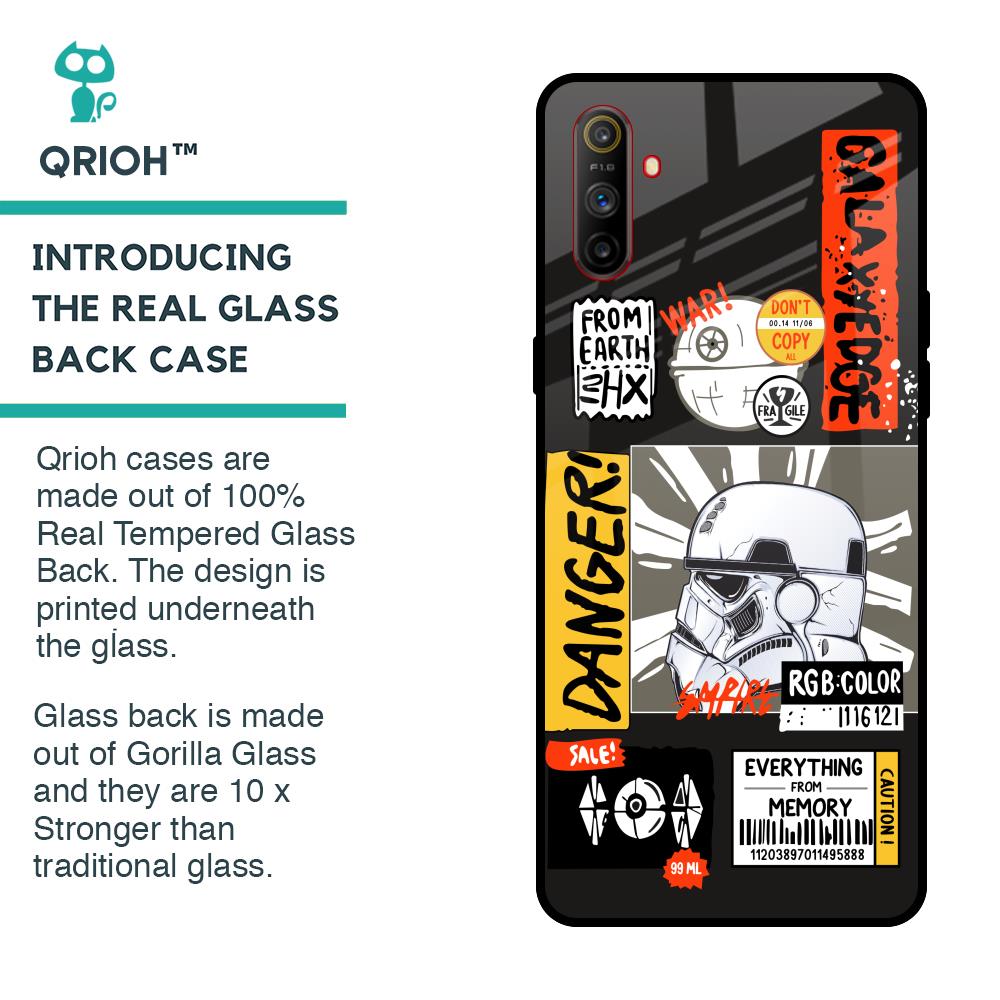 Galaxy Edge Glass Case for Realme C3