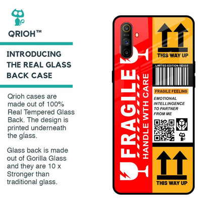 Handle With Care Glass Case for Realme C3