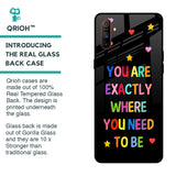 Magical Words Glass Case for Realme C3