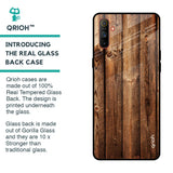 Timber Printed Glass case for Realme C3