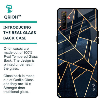 Abstract Tiles Glass case for Realme C3
