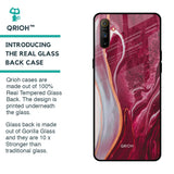 Crimson Ruby Glass Case for Realme C3