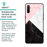 Marble Collage Art Glass Case For Realme C3