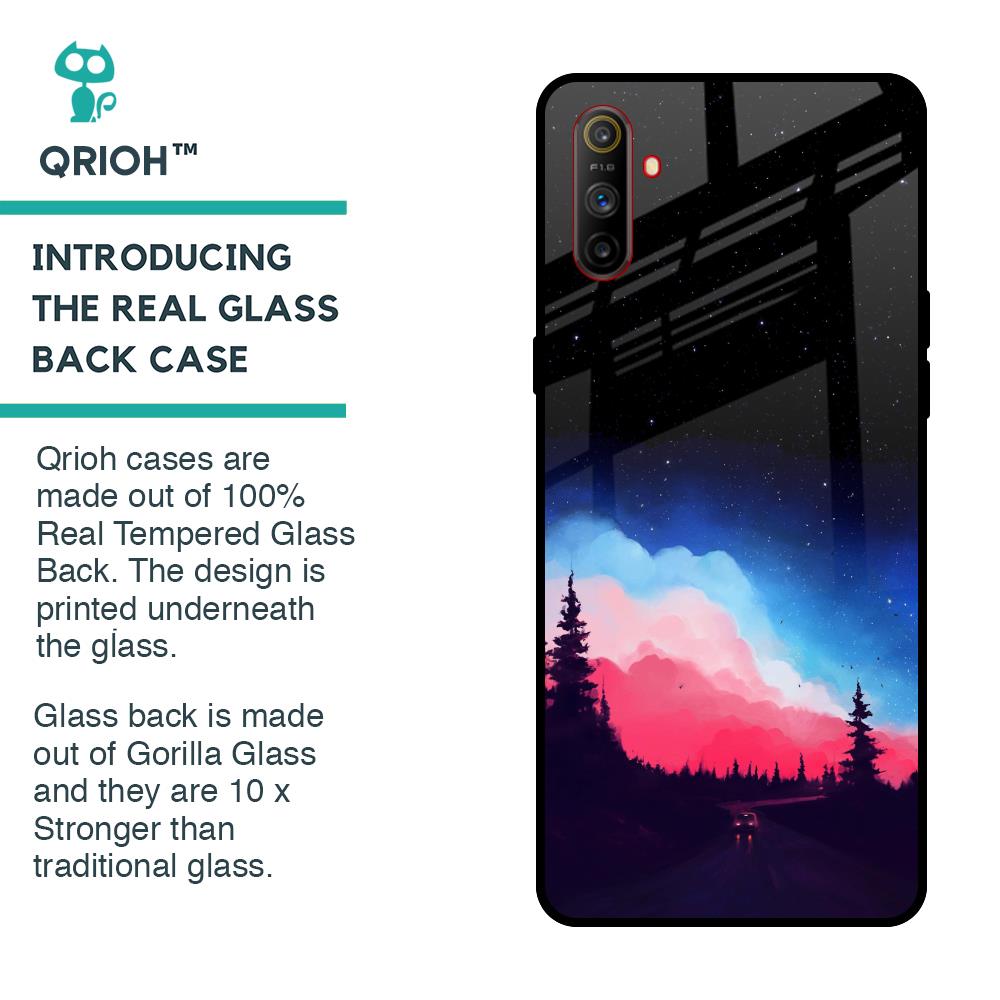 Drive In Dark Glass Case For Realme C3