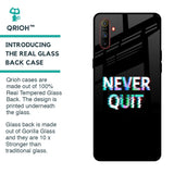 Never Quit Glass Case For Realme C3