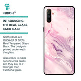 Diamond Pink Gradient Glass Case For Realme C3