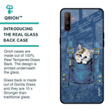 Kitty In Pocket Glass Case For Realme C3