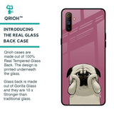 Funny Pug Face Glass Case For Realme C3