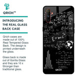 Funny Math Glass Case for Realme C3