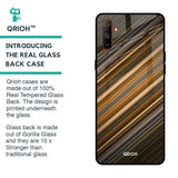 Diagonal Slash Pattern Glass Case for Realme C3