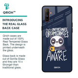 Struggling Panda Glass Case for Realme C3