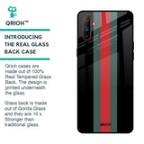 Vertical Stripes Glass Case for Realme C3