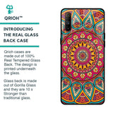 Elegant Mandala Glass Case for Realme C3