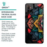 Retro Gorgeous Flower Glass Case for Realme C3