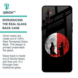 Anime Red Moon Glass Case for Realme C3