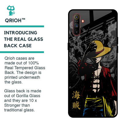 Dark Luffy Glass Case for Realme C3