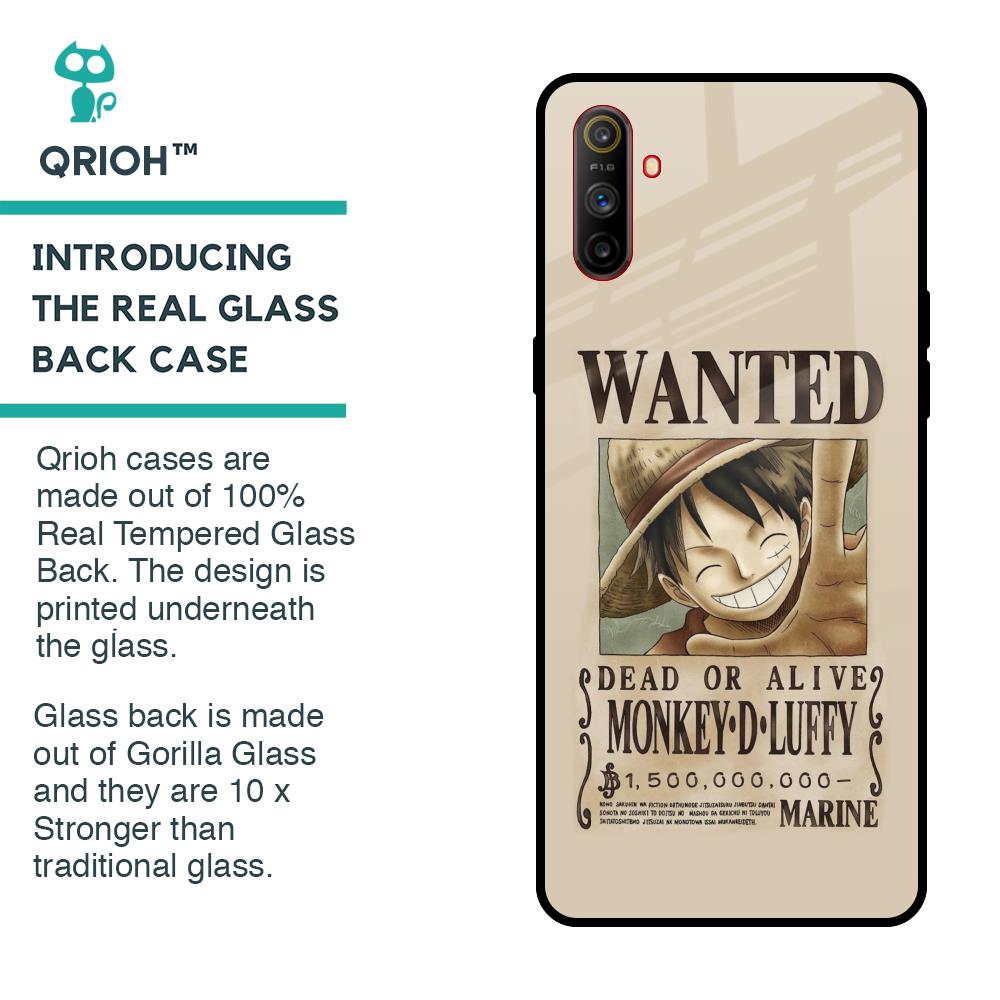 Luffy Wanted Glass Case for Realme C3