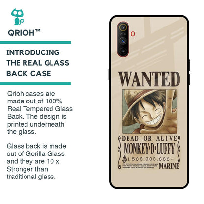 Luffy Wanted Glass Case for Realme C3