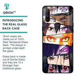 Anime Eyes Glass Case for Realme C3