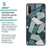 Abstact Tiles Glass Case for Realme C3