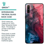 Blue & Red Smoke Glass Case for Realme C3