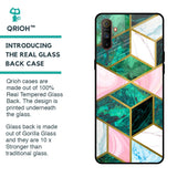Seamless Green Marble Glass Case for Realme C3