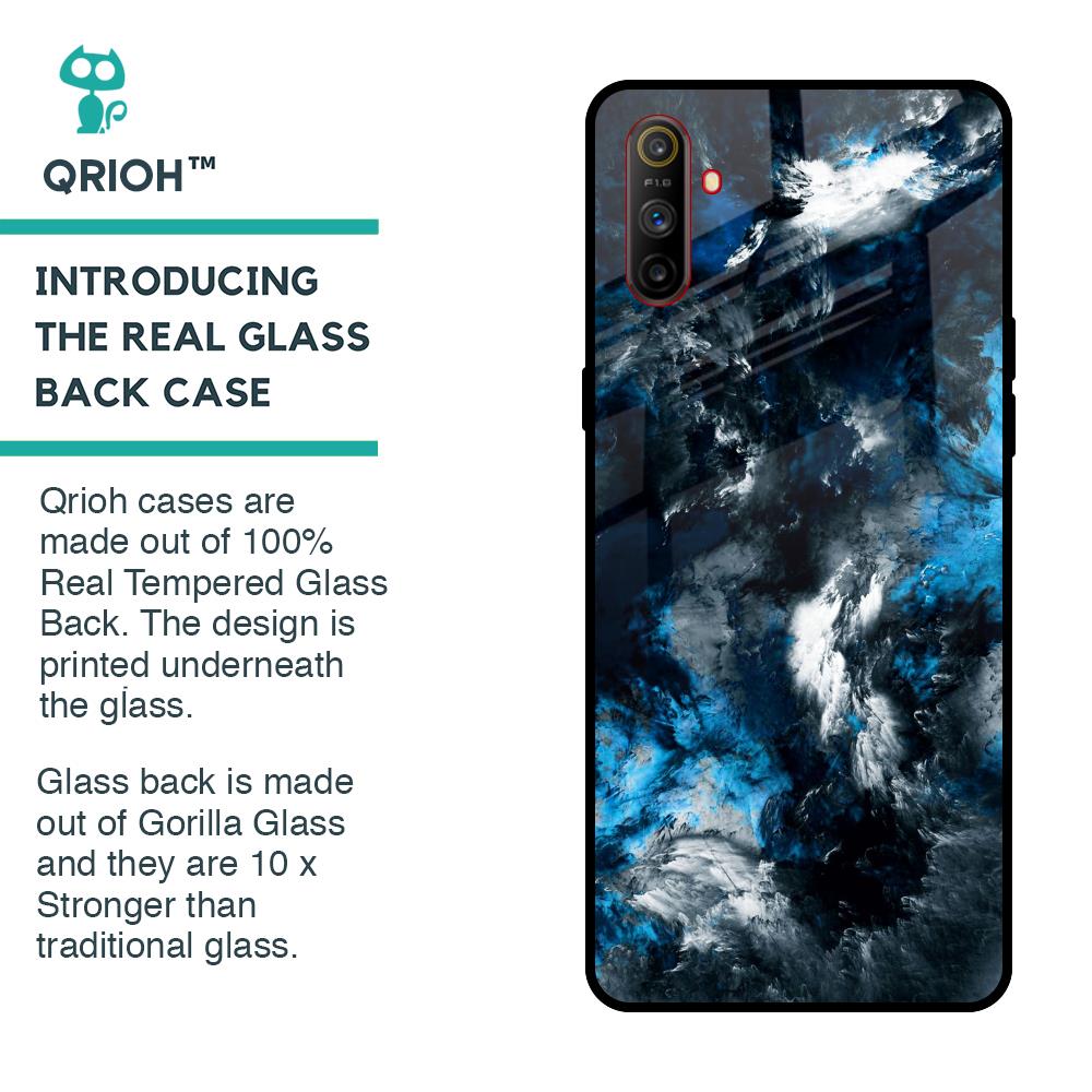 Cloudy Dust Glass Case for Realme C3