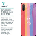 Lucky Abstract Glass Case for Realme C3