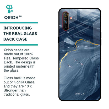 Deep Ocean Marble Glass Case for Realme C3