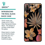 Lines Pattern Flowers Glass Case for Realme C3