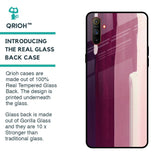 Brush Stroke Art Glass Case for Realme C3
