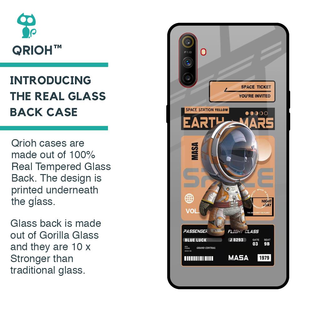 Space Ticket Glass Case for Realme C3