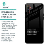 Black Soul Glass Case for Realme C3