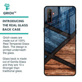 Wooden Tiles Glass Case for Realme C3