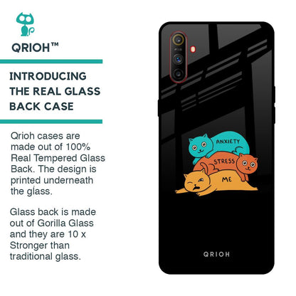 Anxiety Stress Glass Case for Realme C3