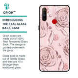 Shimmer Roses Glass case for Realme C3