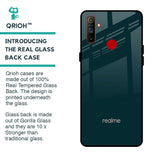 Hunter Green Glass Case For Realme C3