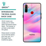 Colorful Waves Glass case for Realme C3