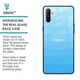 Wavy Blue Pattern Glass Case for Realme C3