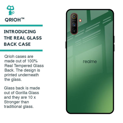 Green Grunge Texture Glass Case for Realme C3
